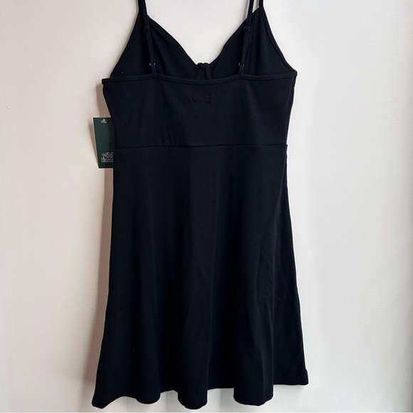 5/$25 Wild Fable Mini Dress, Sundress, Summer, Black, Medium, Ribbed - Picture 6 of 8